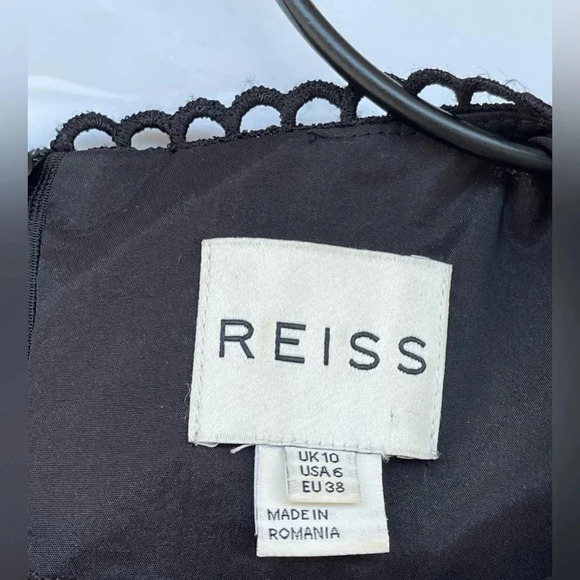 REISS Prim Lace Dress size 6 - Picture 7 of 16